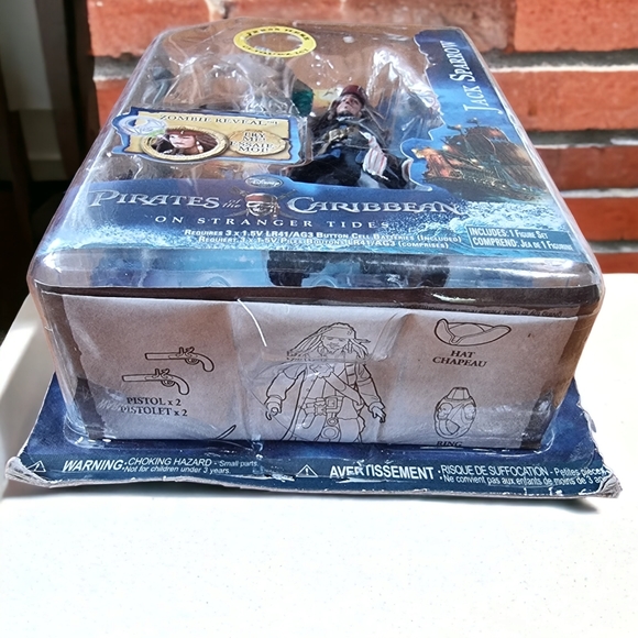 Disney Pirates Of The Caribbean On Stranger Tides Figure Jack Sparrow Zombie - Picture 4 of 5